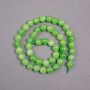 Nephrite Beads on Thread Smooth Sphere 8.5 mm, 38 cm length