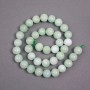 Amazonite Beads on Thread, Natural Stone Smooth Round, Diameter 10.5mm+/-, Length 38cm+