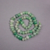 Nephrite Jade Beads on Thread, Natural Stone Tumbled, Diameter 10x7mm+/-, Length 39cm+