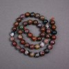Pietersite Natural Stone Beads on Thread, Smooth Round, Diameter 8.5mm+/-, Length 39cm+