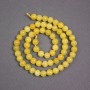 Citrine Beads on Thread, Smooth Round, Diameter 6.5mm+/-, Length 38cm+