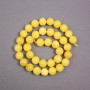 Citrine Beads on Thread, Smooth Round, Diameter 10.5mm+/-, Length 39cm+