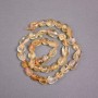 Natural Citrine Beads on Thread, tumbled nugget, diameter 12x9mm+/-, length 40cm+