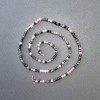 Tourmaline Assorted Natural Stone Cube Beads on a Thread, diameter 2.5x2.5mm+/-, length 39cm+