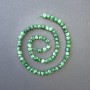 Chrysoprase Natural Stone Beads, Faceted Cube, Diameter 5.5x5.5mm+/-, Length 38cm+/- on a Strand
