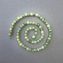 Jadeite Natural Stone Beads, Faceted Cube, Diameter 5x5mm+/-, Length 38cm+/- on a Strand