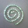 Jade Beads, natural stone faceted cube, diameter 7x7mm+-, length 39cm+- on a strand