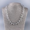Rock Crystal Necklace, smooth round beads, diameter 12.5mm+/-, length 45cm+