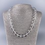 Rock Crystal Necklace, smooth round beads, diameter 12.5mm+/-, length 45cm+