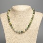Australian Jadeite Necklace (Acrylic) Smooth Round, diameter 8.5mm+/-, length 49cm+
