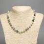 Ophite Necklace (Acrylic) Smooth Round, diameter 8.5mm+/-, length 48cm+