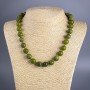 Jadeite (Imitation Acrylic) Necklace, Smooth Round Beads, diameter 12mm+-, length 49cm+