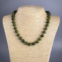 Jadeite (Imitation Acrylic) Necklace, Smooth Round Beads, diameter 10.5mm+-, length 50cm+
