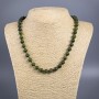 Jadeite (Imitation Acrylic) Necklace, Smooth Round Beads, diameter 8.5mm+-, length 50cm+