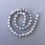 Beads on String, Natural Stone Labradorite, Smooth Round, Diameter 8.5mm +/-, Length 39cm+