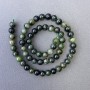 Diopside Beads, Natural Stone Smooth Round, Diameter 6.5mm+-, Length 39cm+