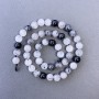 Hair Rutile Quartz Beads, natural stone, smooth round, diameter 8.5mm+-, length 39cm+