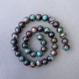 Chrysocolla Beads Natural Stone Smooth Round, diameter 10mm+/-, length 39cm+