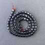 Hematite Cube Beads on a Strand, diameter 5.5x6mm+-, length 40cm+
