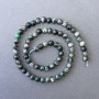 Green Lepidolite Beads Natural Stone Smooth Round, diameter 6mm+/-, length 39cm+
