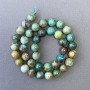 Chrysocolla Beads Natural Stone Smooth Round, Diameter 10mm+-, Length 39cm+