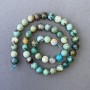 Chrysocolla Beads Natural Stone Smooth Round, Diameter 8.5mm+-, Length 39cm+