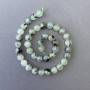 Prehnite Beads Natural Stone Smooth Round, Diameter 10mm+-, Length 39cm+