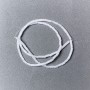 Rock Crystal Natural Stone Chip Beads, diameter 2x4mm+-, length 38cm+- on Fishing Line