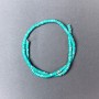 Turquoise Variscite Beads (Pressed) Rondelle, Diameter 4.5x2.5mm+/-, Length 39cm+/- on Fishing Line