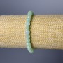 Amazonite Bracelet, Natural Stone Smooth Round Beads, Diameter 6.5mm+/-, Length 18cm (Stretch)