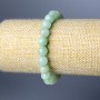 Amazonite Bracelet, Natural Stone Smooth Round Beads, Diameter 8.5mm+/-, Length 18cm (Stretch)