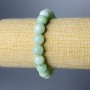 Amazonite Bracelet, Natural Stone Smooth Round Beads, Diameter 10.5mm+/-, Length 18cm (Stretch)