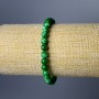 Chrysoprase Bracelet (Imitation Acrylic), Smooth Round, Diameter 6.5mm+/-, Length 18cm (Stretch)