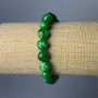 Chrysoprase Bracelet (Imitation Acrylic), Smooth Round, Diameter 10mm+/-, Length 18cm (Stretch)