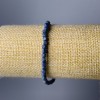 Sponge Coral Bracelet, Natural Stone Faceted Cube, Diameter 4mm+/-, Length 18cm (Stretch)