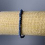 Sponge Coral Bracelet, Natural Stone Faceted Cube, Diameter 4mm+/-, Length 18cm (Stretch)