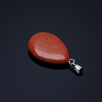 Drop Pendant Aventurine (synthetic) golden2, 5x1, 7cm (+-)