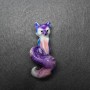 Fox Brooch, Multicoloured Enamel, Gold-Tone Metal 20x44mm