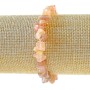 Strawberry Quartz Bracelet, natural stone chips, diameter 8x3mm+-, length 18cm+- (stretch)