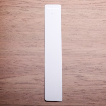 Bracelet Display Card 21x3.3cm, White Cardboard, 100pcs