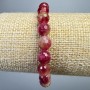Polychrome Tourmaline Bracelet, Faceted Beads, Diameter 8mm+-, Length 18cm+- (Stretch)