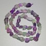 Fluorite Beads, Natural Raw Stone Tumbled, Diameter 6x8mm+/-, Length 40cm+/- on a Strand