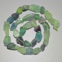 Fluorite Beads, Natural Raw Stone Tumbled, Diameter 10x12mm+/-, Length 40cm+/- on a Strand