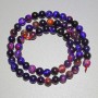 Multicolour Cat's Eye Beads, Natural Stone Smooth Round, Diameter 6mm+/-, Length 38cm+/- on a Strand