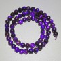 Purple Cat's Eye Beads, Natural Stone Smooth Round, Diameter 6mm+/-, Length 37cm+/- on a Strand