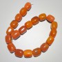 Beads Carnelian natural stone bar, diameter 15x19mm+/-, length 38cm+/- on fishing line