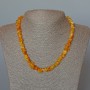 Amber Necklace, Chips, Diameter 7x4mm+-, Length 45cm+
