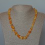Citrine Necklace, Natural Stone Chips, Diameter 8x4mm+-, Length 49cm+