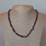 Garnet Necklace, Natural Stone Chips, Diameter 6x3mm+-, Length 48cm+