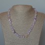 Ametrine Necklace, natural stone chips, diameter 8x3mm+/-, length 48cm+